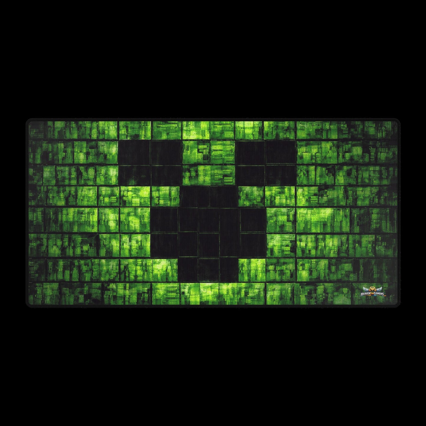Dark Matrix Large Desk Mat