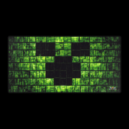 Dark Matrix Large Desk Mat