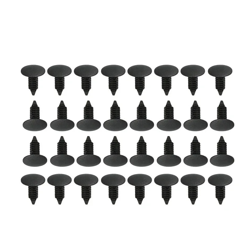 190pcs Car Retainer Clips 6 Size Plastic Fasteners Kit Auto Trim Panel Clip Mixed Car Body Bumper Rivet Set